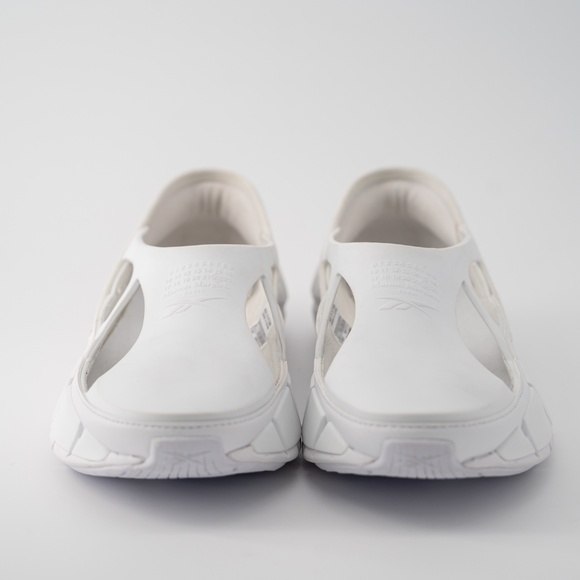 size 8 Maison Margiela Reebok White Croafer Slip On Cut Out Project 0 CR main image 7